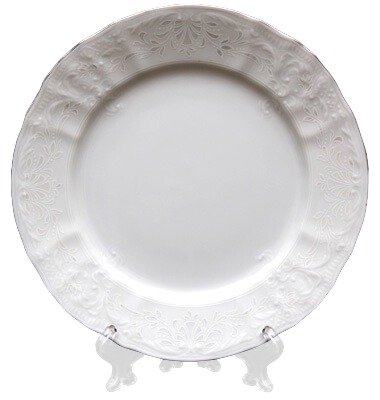 Набор тарелок «Бернадот Платина» 17 см